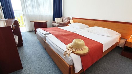 Das Zimmer im Hotel